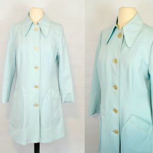 1960s Minty BlueJacket by Fair Haven Fashions
